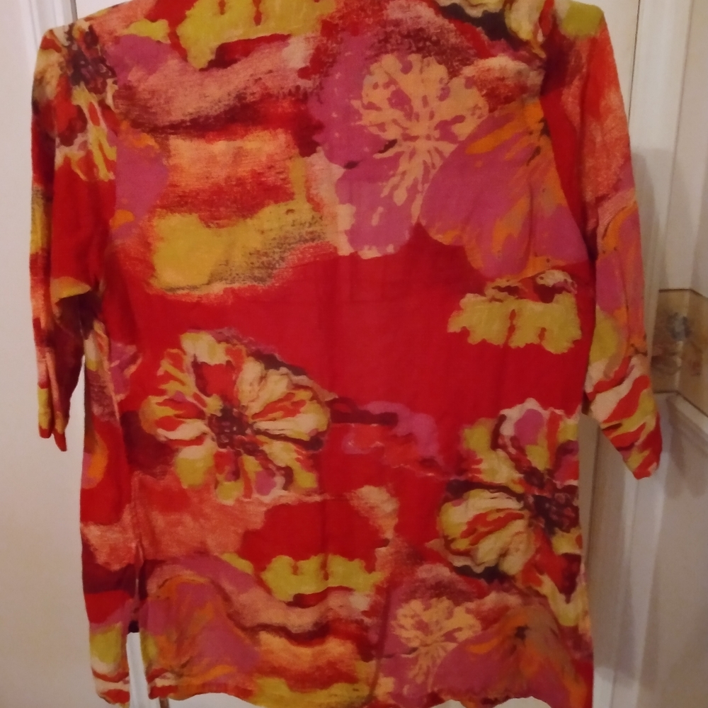 Cold Water Creek wool/ silk jacket - Picture 2 of 5